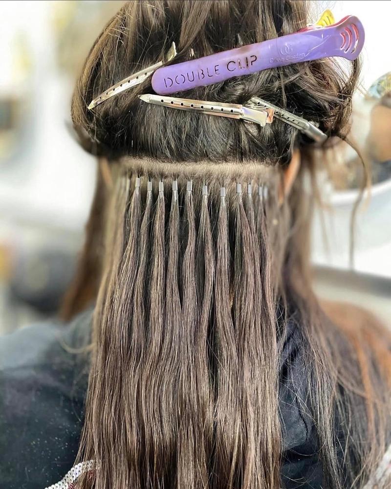 Professional hair extension results luxury hair extensions St Pete Florida